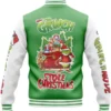 The Grinch Christmas Baseball Letterman Jacket
