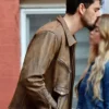 The Housemaid’s Secret Michele Morrone Leather Jacket