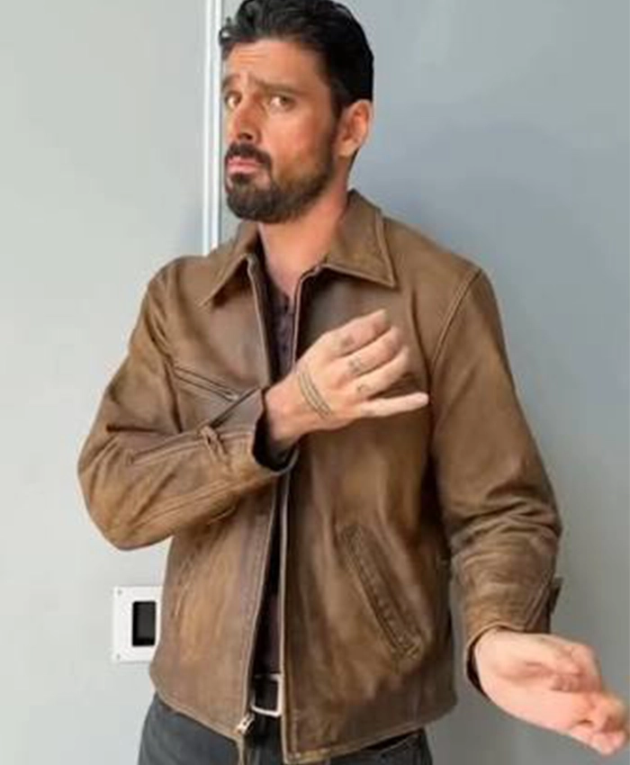 The Housemaid’s Secret Michele Morrone Leather Jacket