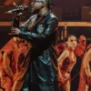 The Last King World Tour 2026 Don Omar Black Leather Coat