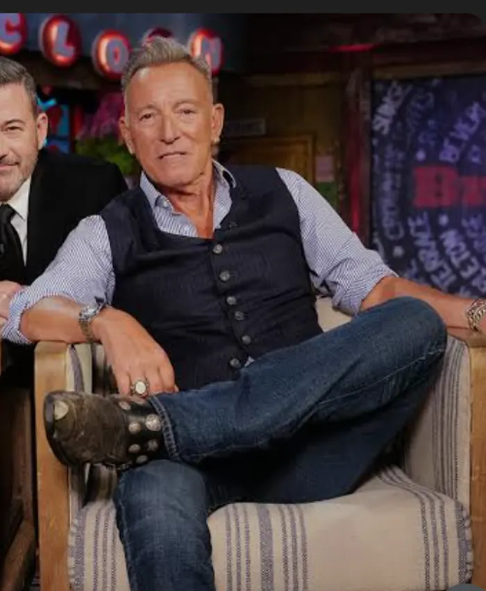 The Late Show Bruce Springsteen Blue Vest