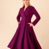 The Odyssey Wine Purple Sewing Coat