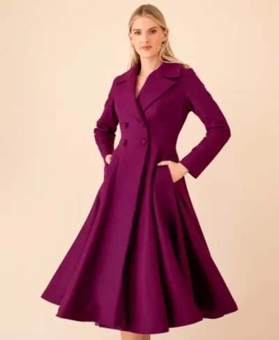 The Odyssey Wine Purple Sewing Coat