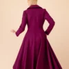 The Odyssey Wine Purple Sewing Coat