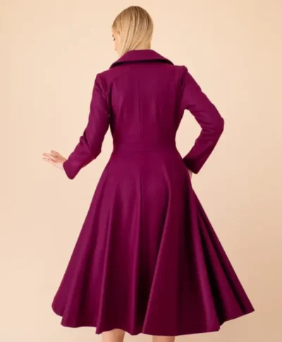 The Odyssey Wine Purple Sewing Coat
