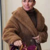 The Real Rooneys S01 Coleen Rooney Brown Teddy Coat