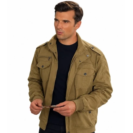 The Space Between Us 2026 Josh Swickard Khaki Bomber Jacket