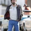 The Tender Bar Ben Affleck Leather Brown Jacket