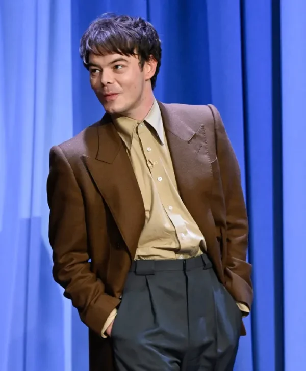 The Tonight Show Charlie Heaton Brown Blazer