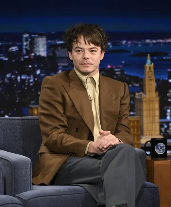 The Tonight Show Charlie Heaton Brown Blazer