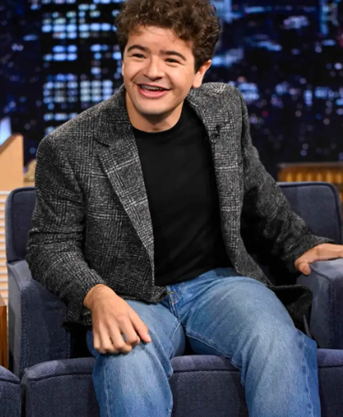 The Tonight Show Gaten Matarazzo Tweed Blazer