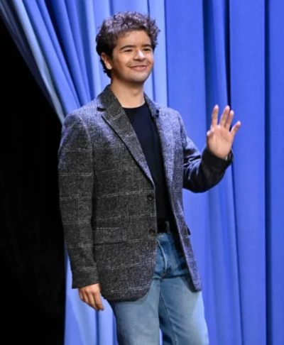 The Tonight Show Gaten Matarazzo Tweed Blazer