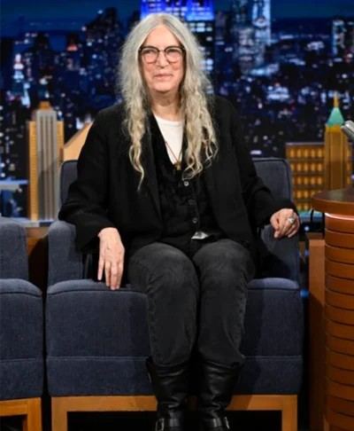 The Tonight Show Patti Smith Black Blazer