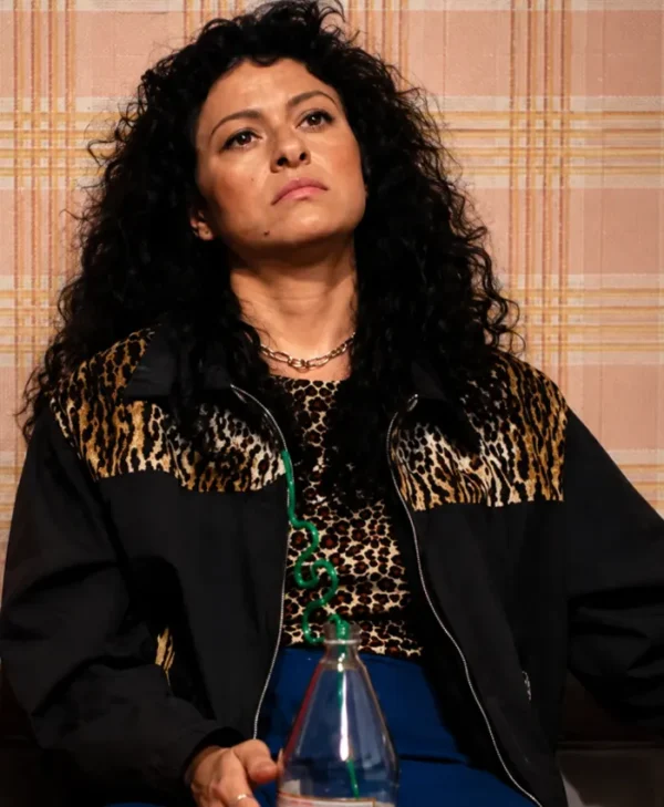 The Wrong Girls Alia Shawkat Leopard Print Jacket