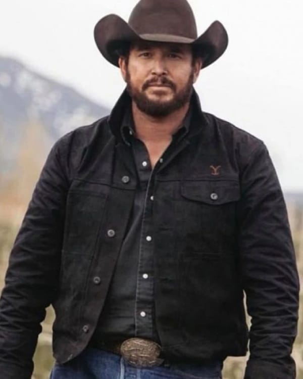 The Yellowstone Rip Wheeler Black Cotton Jacket