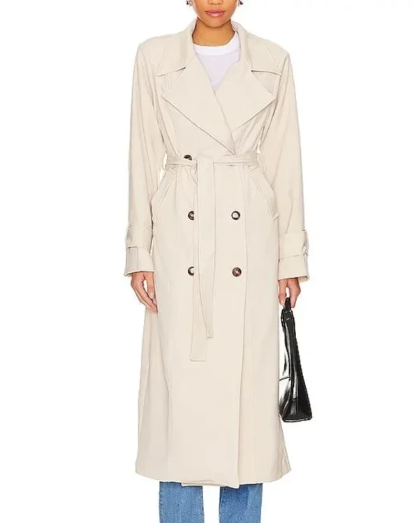The Young And The Restless Michelle Stafford Beige Coat