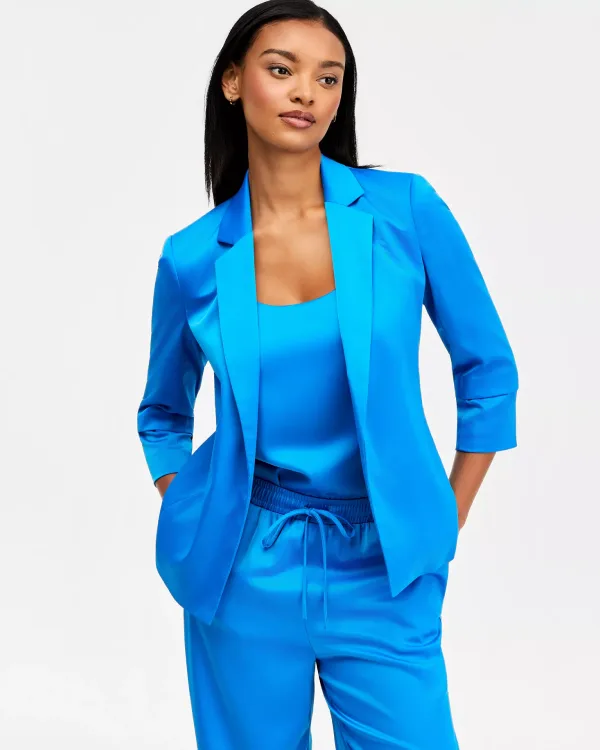 The Young and the Restless Sharon Newman Blue Satin Blazer