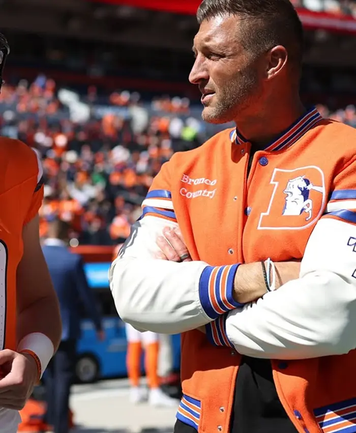 Tim Tebow Denver Broncos Letterman Varsity Jacket