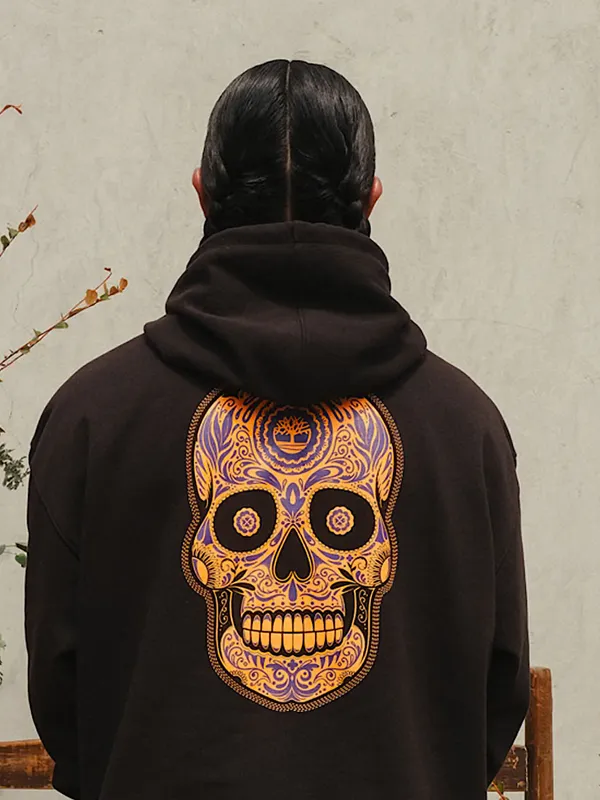 Timberland Day of the Dead Black Fleece Hoodie