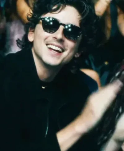 Timothee Chalamet VS Show 2026 Black Leather Ventile Jacket