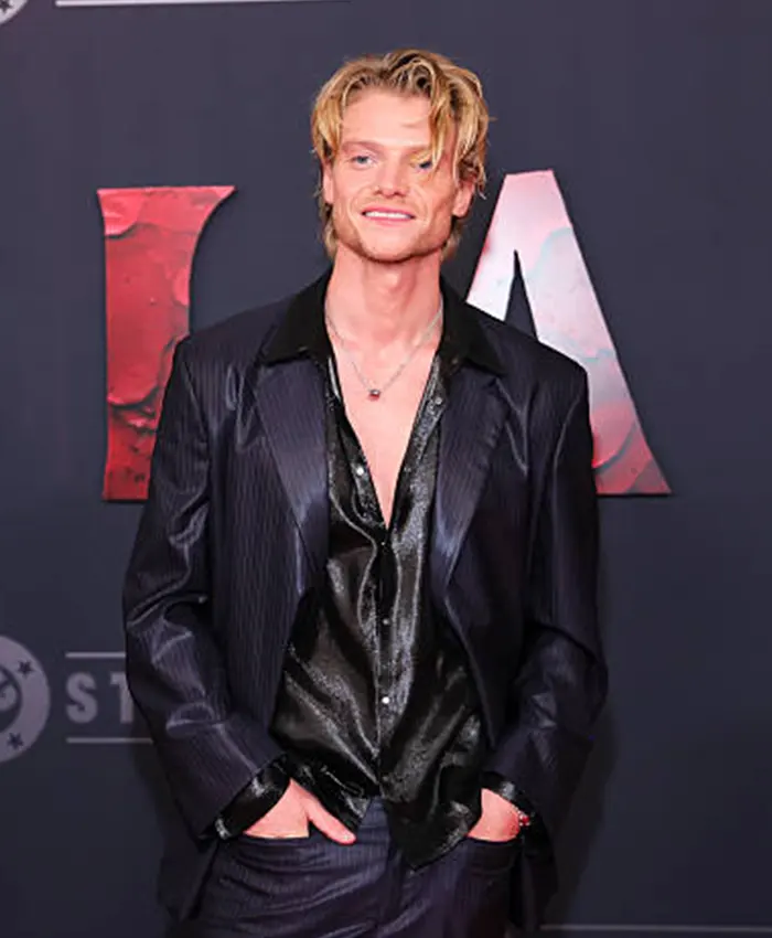 Tom Rhys Clayface Premiere Black Blazer