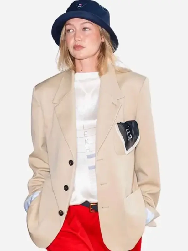 Tommy Hilfiger Gigi Hadid Navy Suiting Blazer