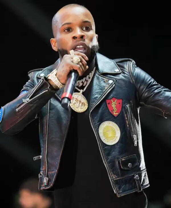 Tory Lanez HOT 97 Summer Jam 2018 Biker Leather Jacket