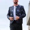 Travis Kelce Arrowhead Stadium Louis Vuitton Tie-Dye Jacket