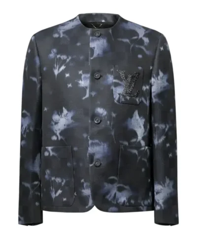 Travis Kelce Arrowhead Stadium Louis Vuitton Tie-Dye Jacket