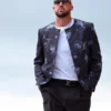 Travis Kelce Arrowhead Stadium Louis Vuitton Tie-Dye Jacket
