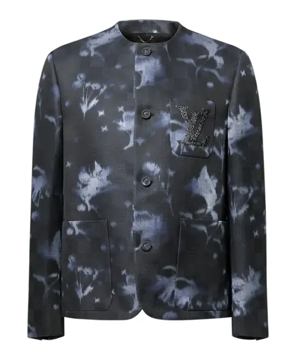 Travis Kelce Arrowhead Stadium Louis Vuitton Tie-Dye Jacket