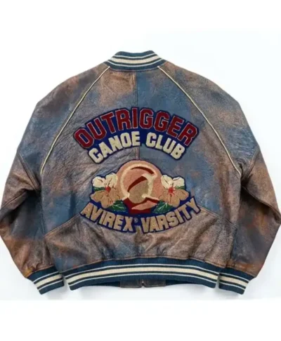 Tremaine Emory 1991 Avirex Canoe Club Leather Jacket
