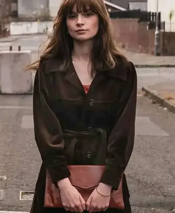 Trespasses S1 Cushla Lavery Brown Coat
