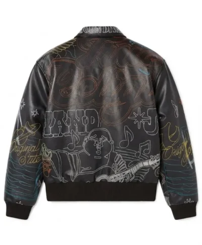 True Religion Men’s Trophy Retro Bomber Jacket
