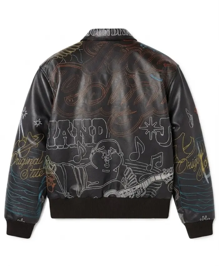 True Religion Men’s Trophy Retro Bomber Jacket