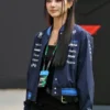 Tzuyu F1 Singapore Grand Prix 2026 Blue Varsity Jacket
