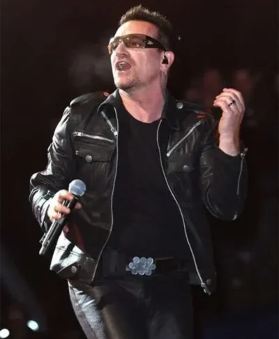 U2 Innocence Experience Bono Vox Leather Jacket