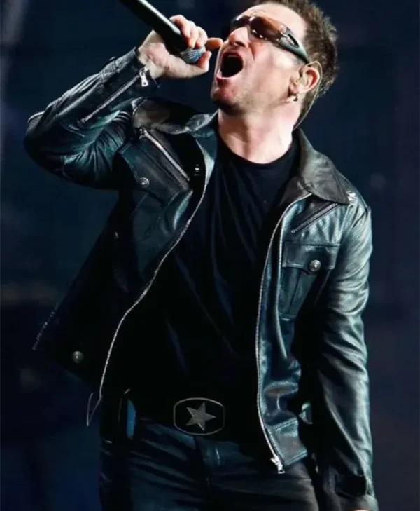 U2 Innocence Experience Bono Vox Leather Jacket
