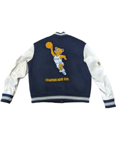 UCLA Bruins Navy Letterman Varsity Jacket