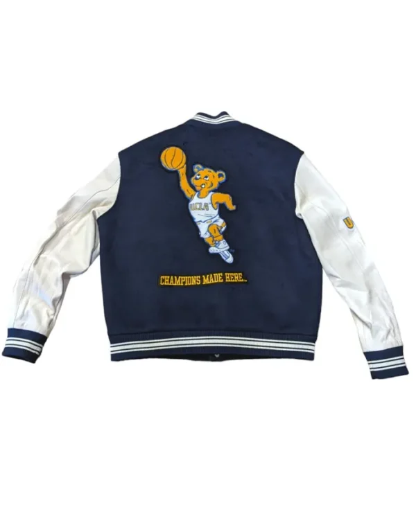 UCLA Bruins Navy Letterman Varsity Jacket