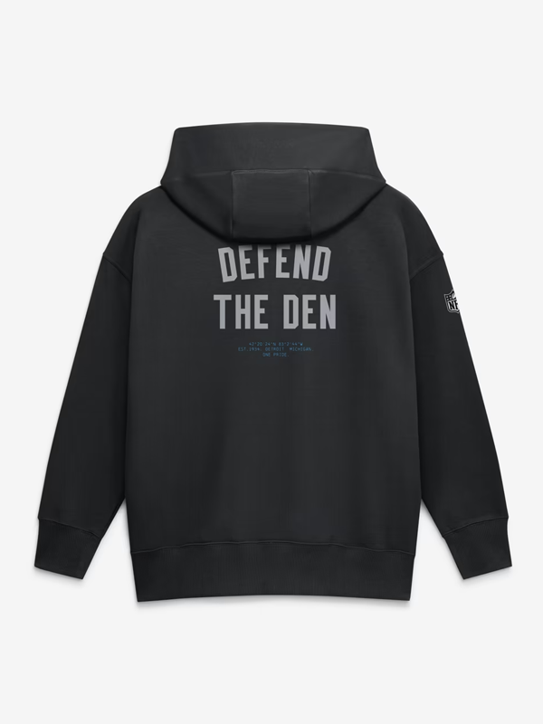 Unisex Black Detroit Lions NFL Rivalries Hoodie
