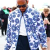 Unisex Designer Floral Satin Outerwear