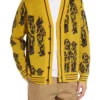 Unisex Graphic V-Neck TV Replica Knit Cardigan