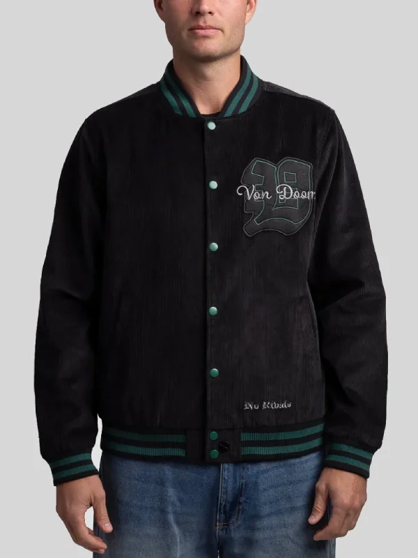 Unisex Green Corduroy Marvel Villain Bomber Jacket