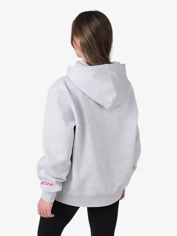 Unisex Grey Embroidered Barbie CCM Streetwear Hoodie