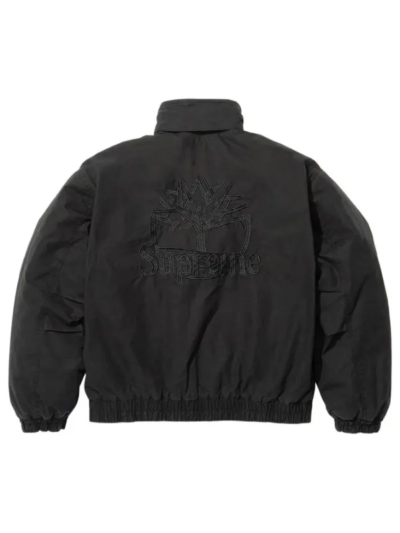 Unisex Hooded Collar Zipper Ventile Jacket Four Pockets