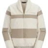 Unisex Hooded Zipper Insulated Jacket Four Pockets