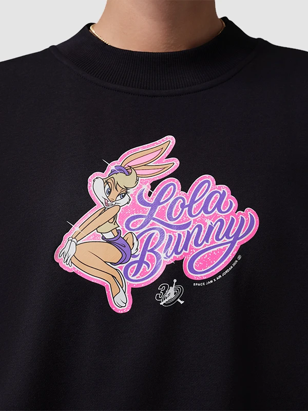 Unisex Jordan Space Jam Lola Bunny Fleece Sweatshirt