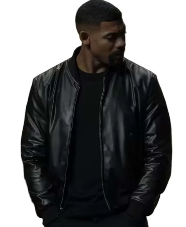 Unisex Lanterns John Stewart Real Leather Bomber