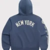 Unisex Navy Blue Fleece Yankees Streetwear Hoodie